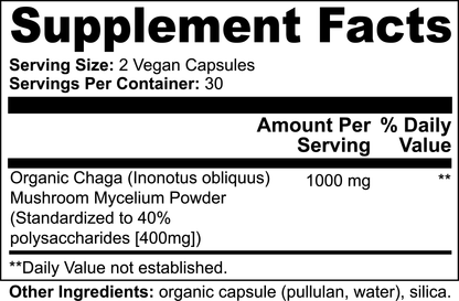 J&&W Chaga Mushroom