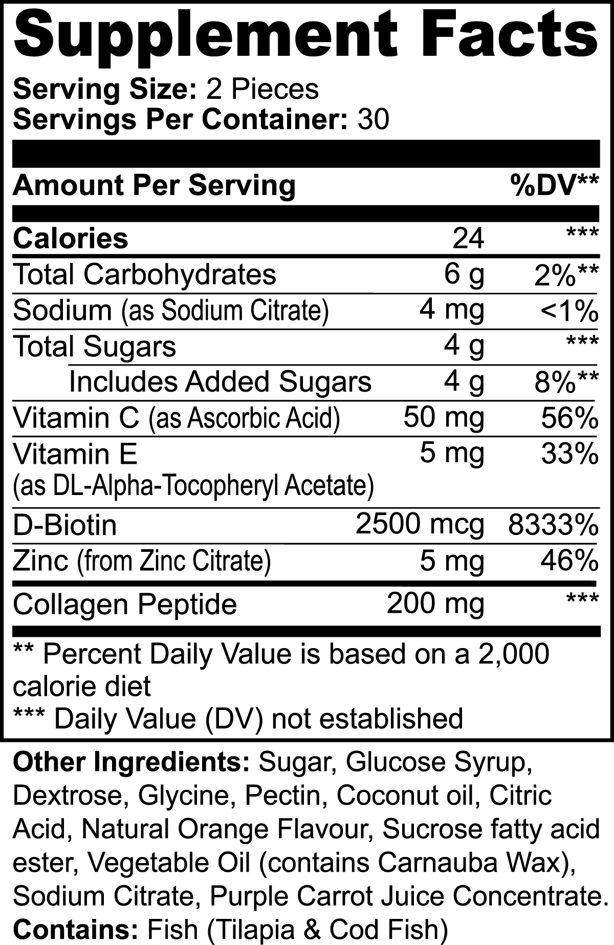 J&&W Collagen Gummies